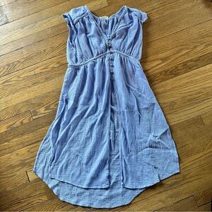 Anthropologie periwinkle beach coverup / large